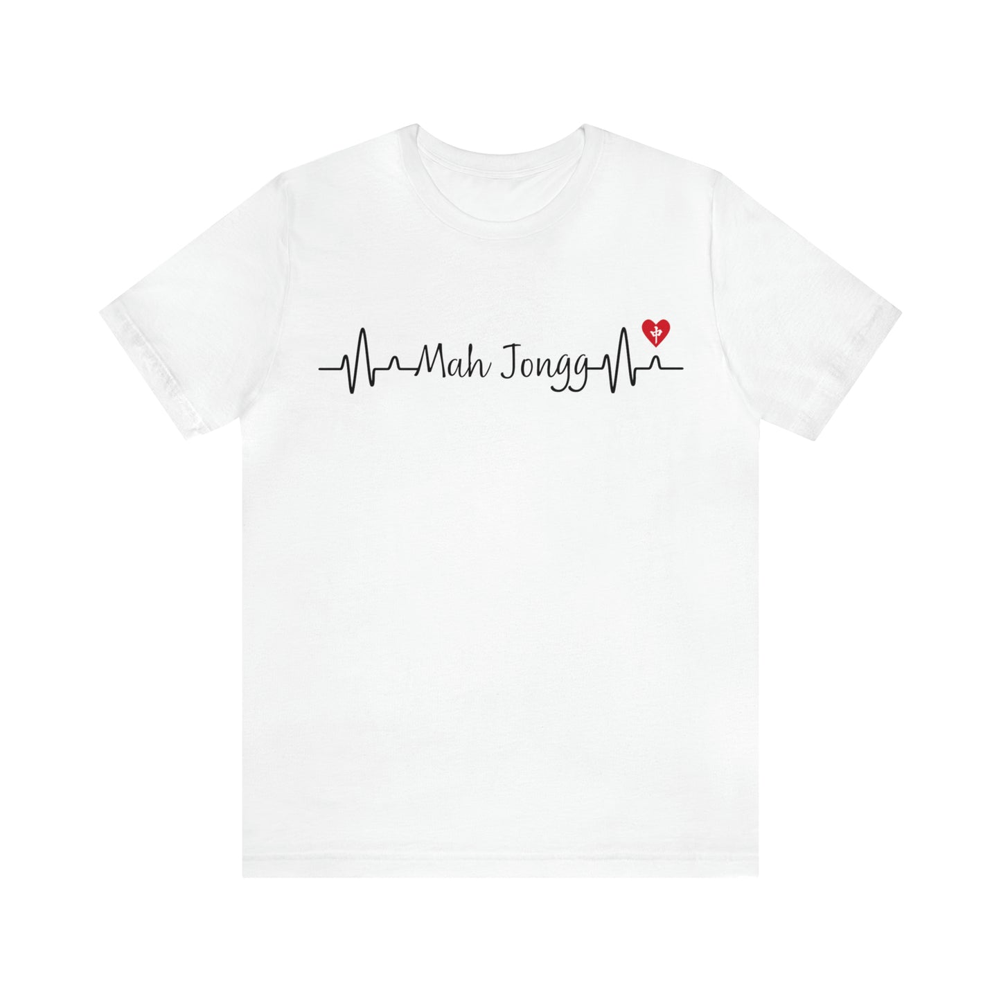 Unisex Jersey Short Sleeve Tee: Mah Jongg EKG