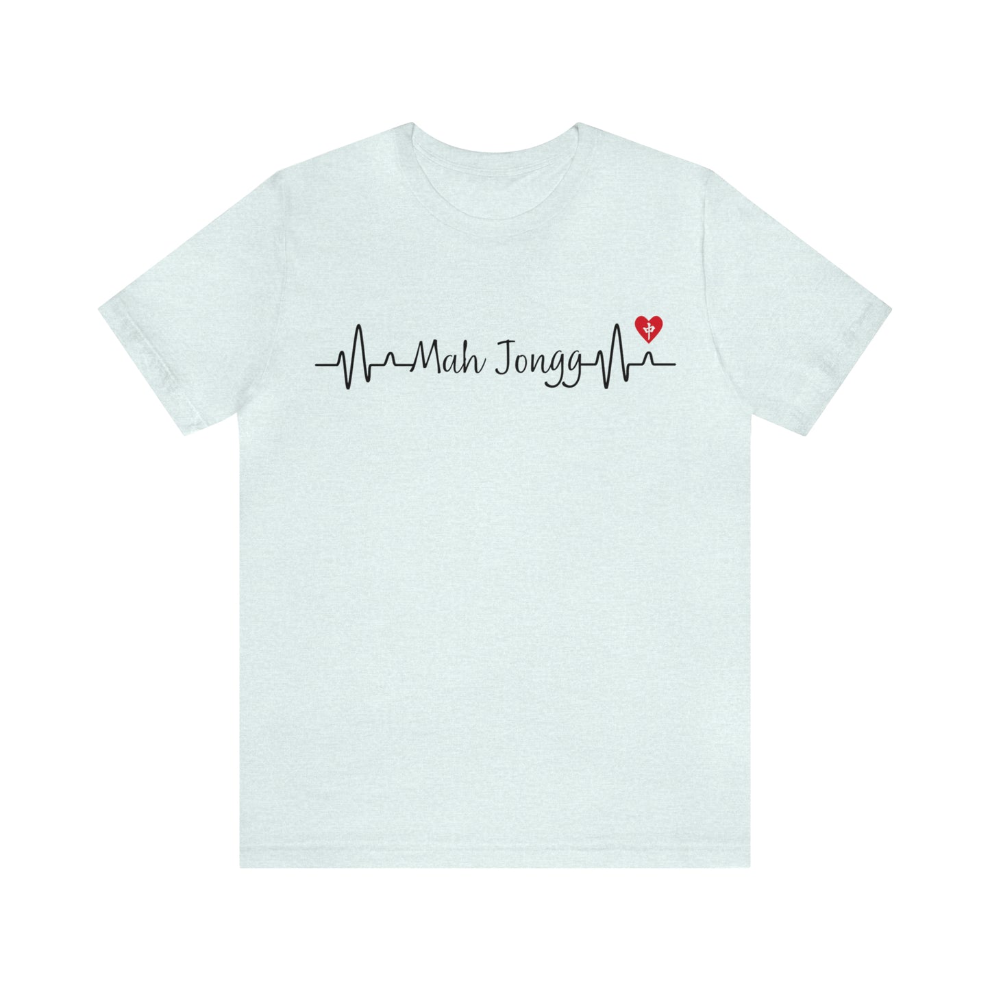 Unisex Jersey Short Sleeve Tee: Mah Jongg EKG