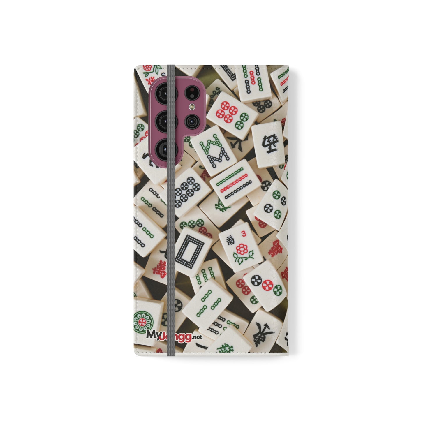 Mah Jongg-Themed Flip/Folio Case for iPhone or Samsung cell phones