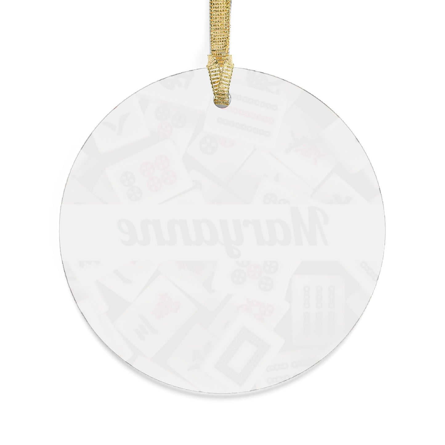 Personalized Mah Jongg Acrylic Ornament