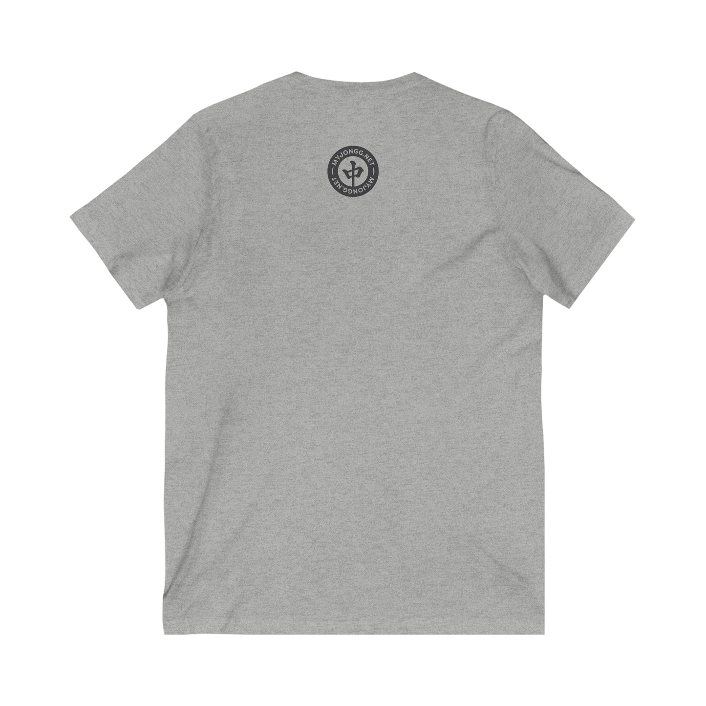 Jersey Short Sleeve V-Neck Tee: #MAHJLIFE