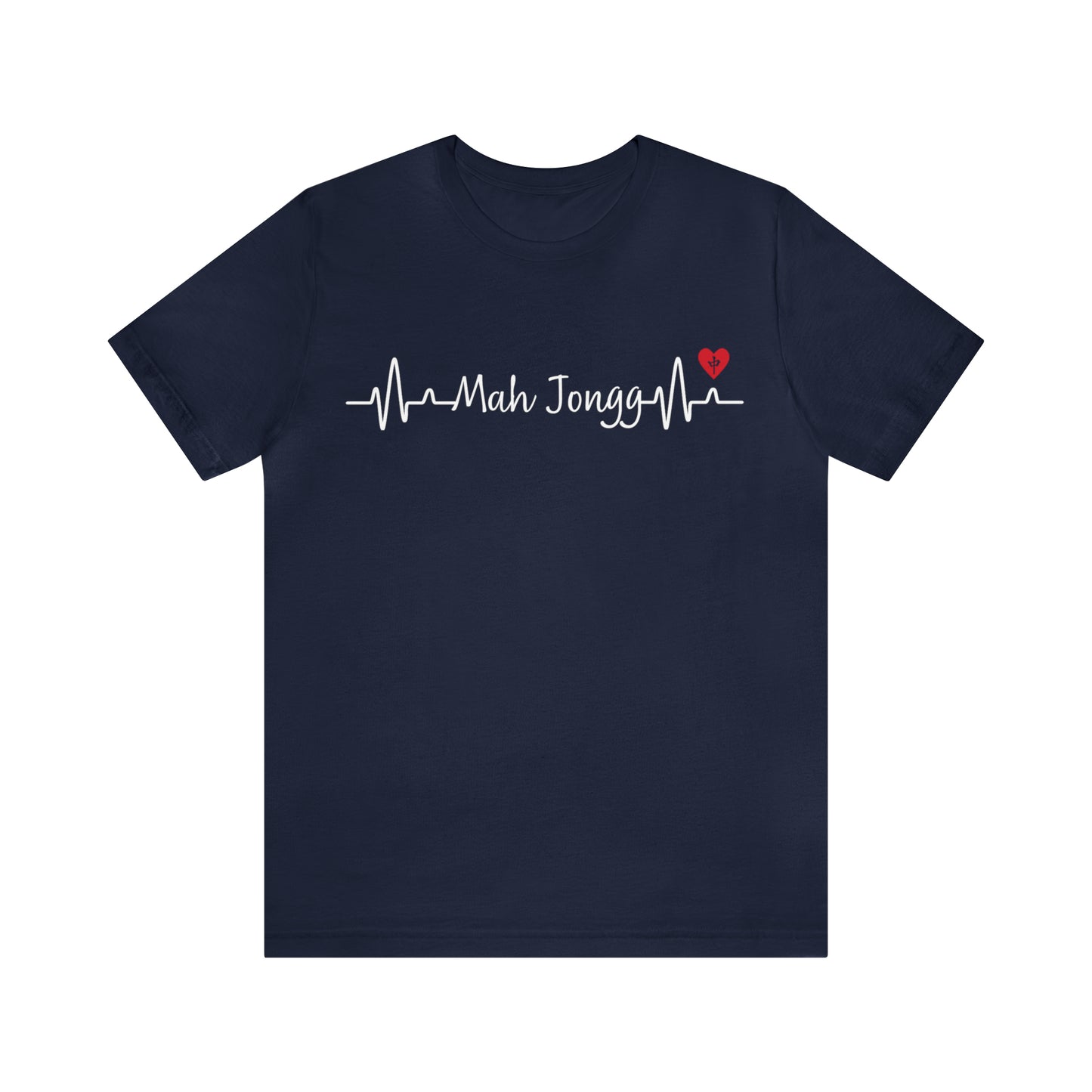 Unisex Jersey Short Sleeve Tee: Mah Jongg EKG