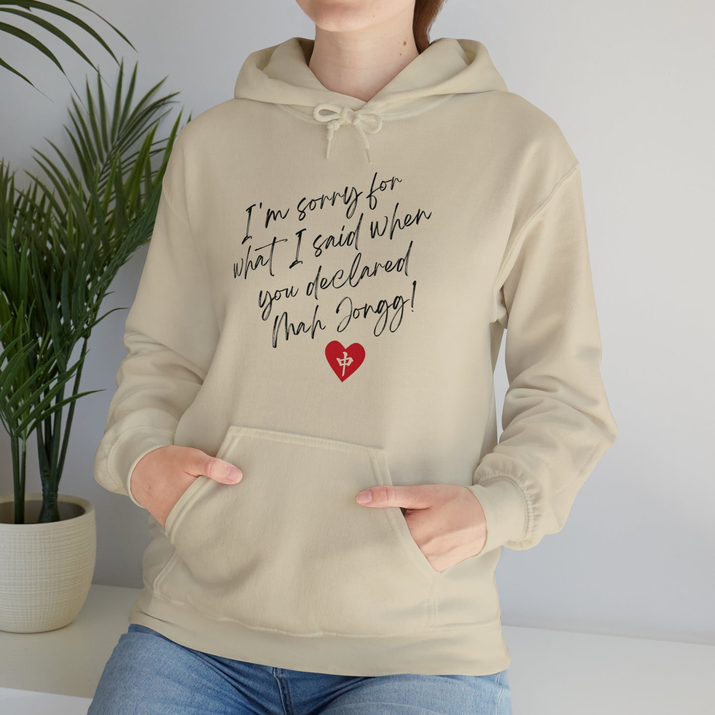 Unisex Heavy Blend™ Hooded Sweatshirt: I'm Sorry for What I Said...