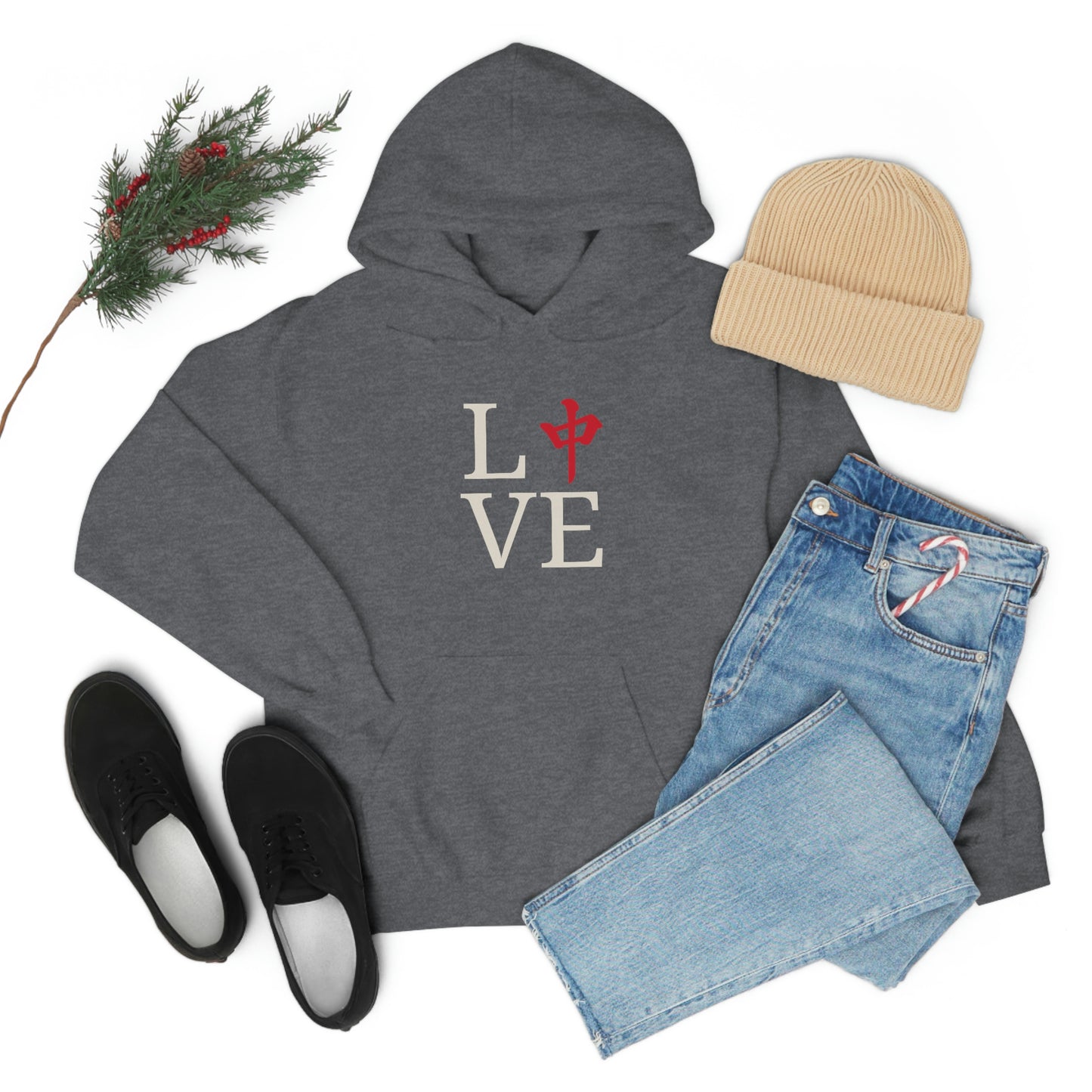 Mah Jongg Love Unisex Heavy Blend™ Hooded Sweatshirt