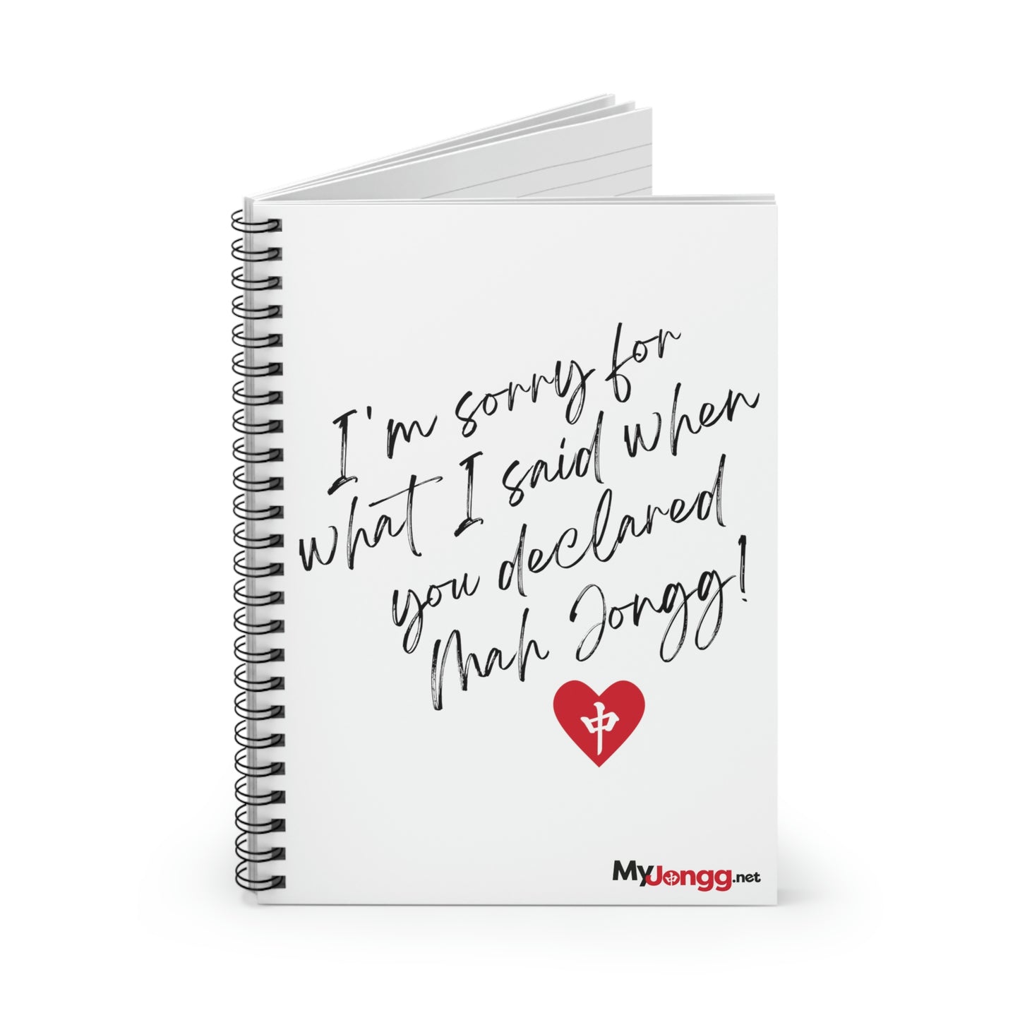 I'm Sorry for What I Said... Spiral Notebook - Ruled Line