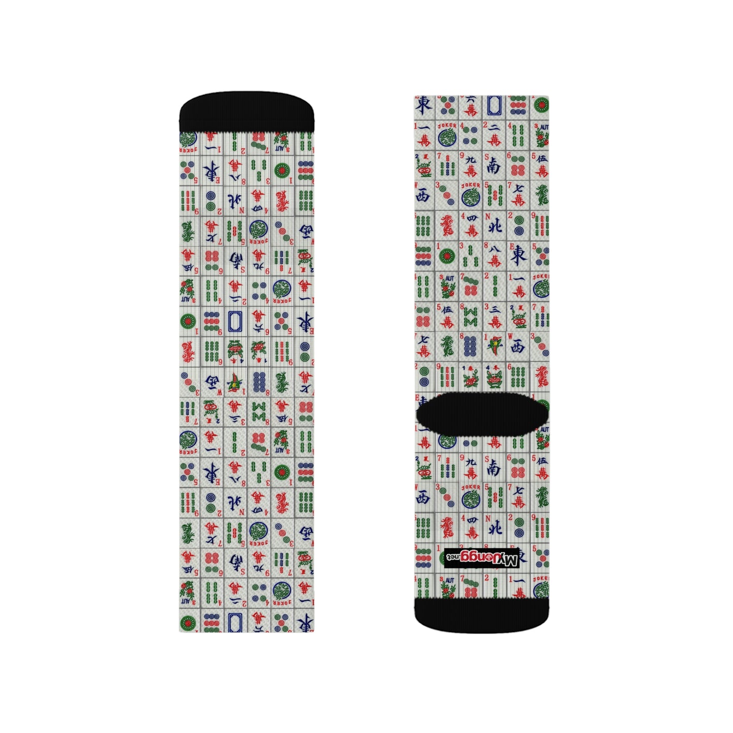 Mah Jongg Tiles Sublimation Socks
