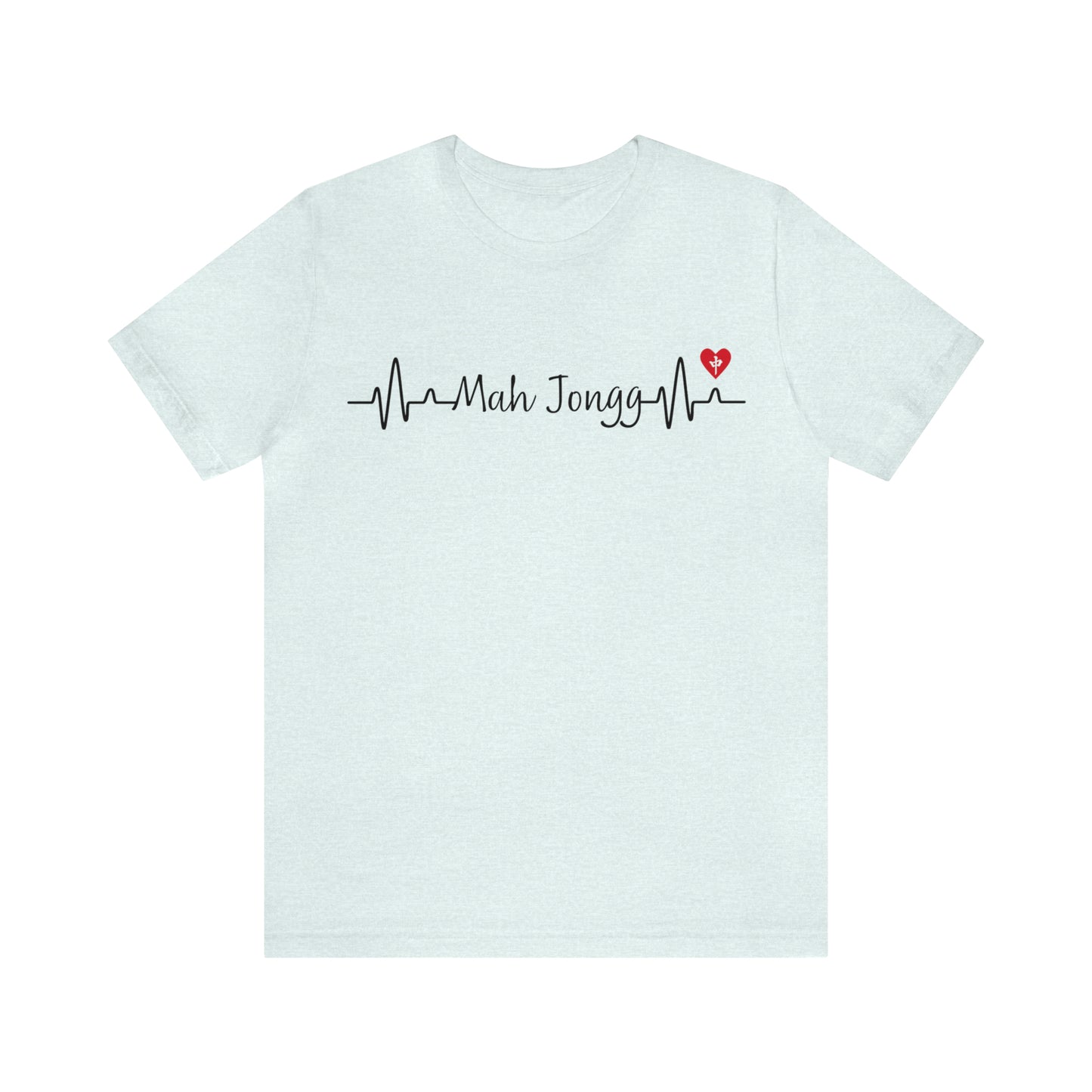 Unisex Jersey Short Sleeve Tee: Mah Jongg EKG