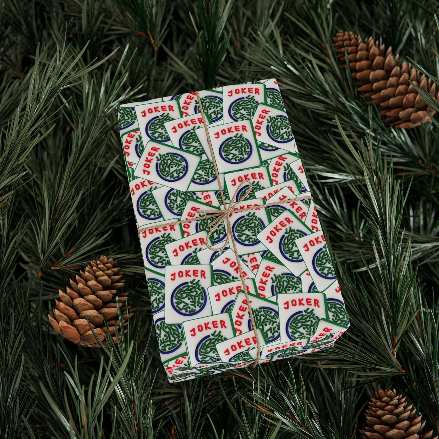 Mah Jongg Joker Tile Wrapping Paper