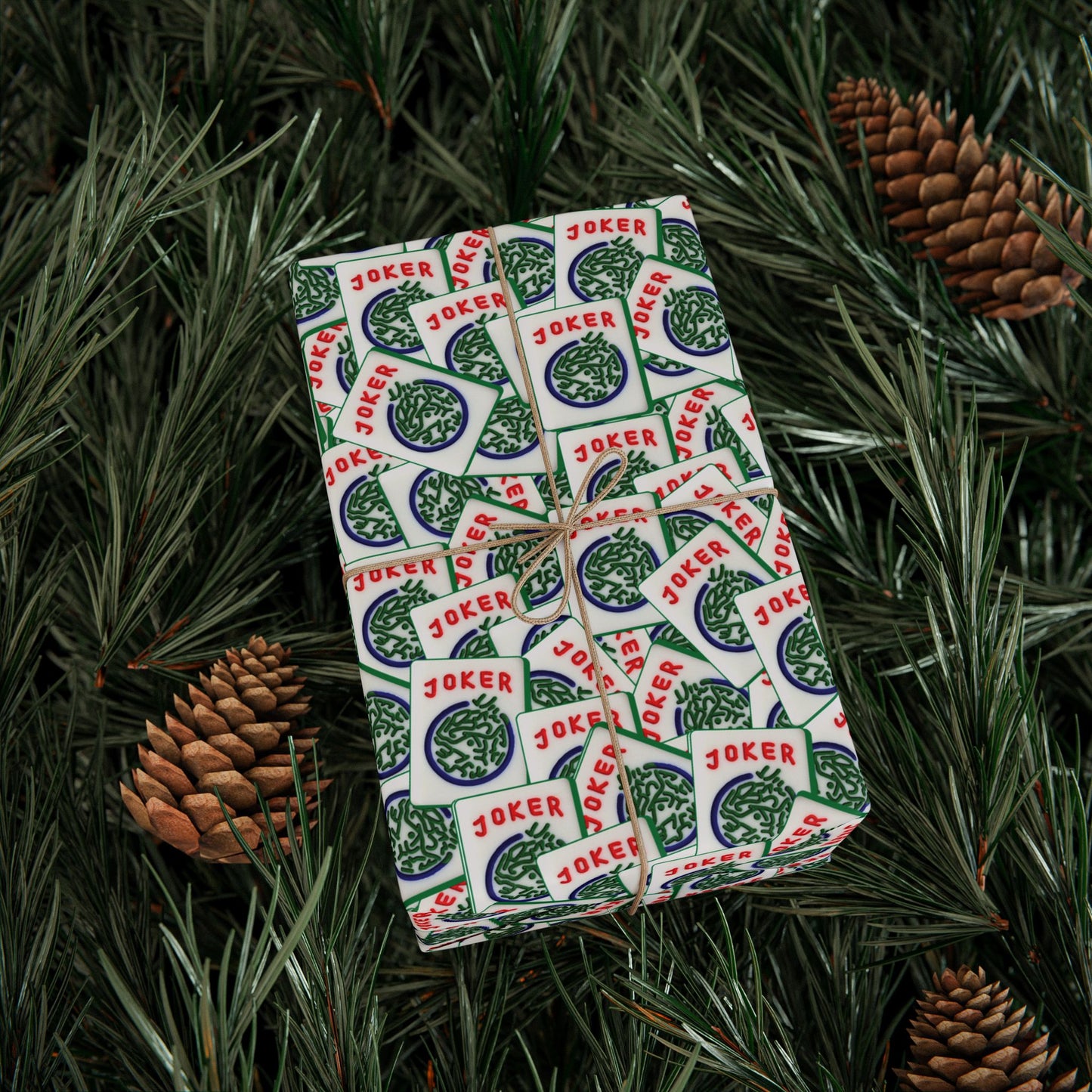 Mah Jongg Joker Tile Wrapping Paper