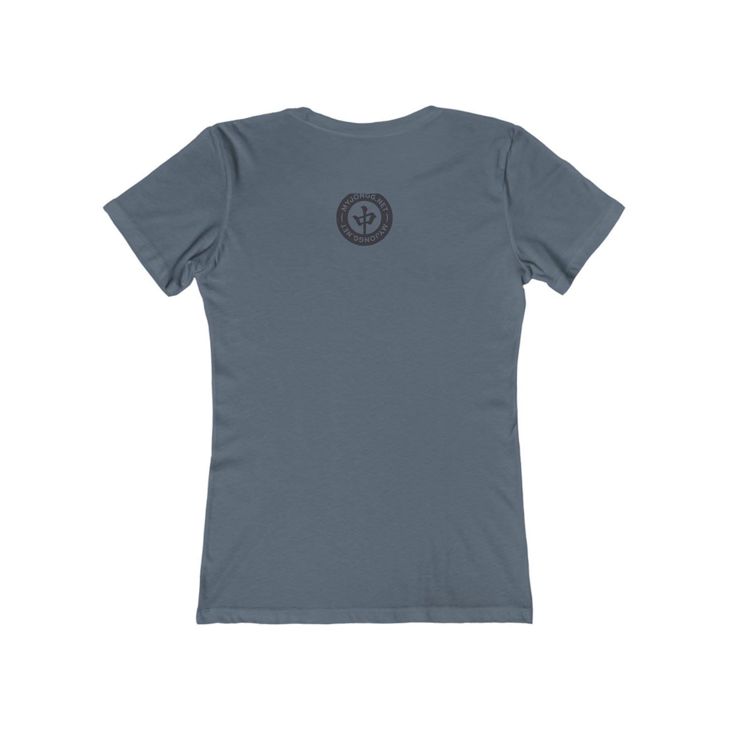 Women's Boyfriend Tee: Mah Jongg EKG