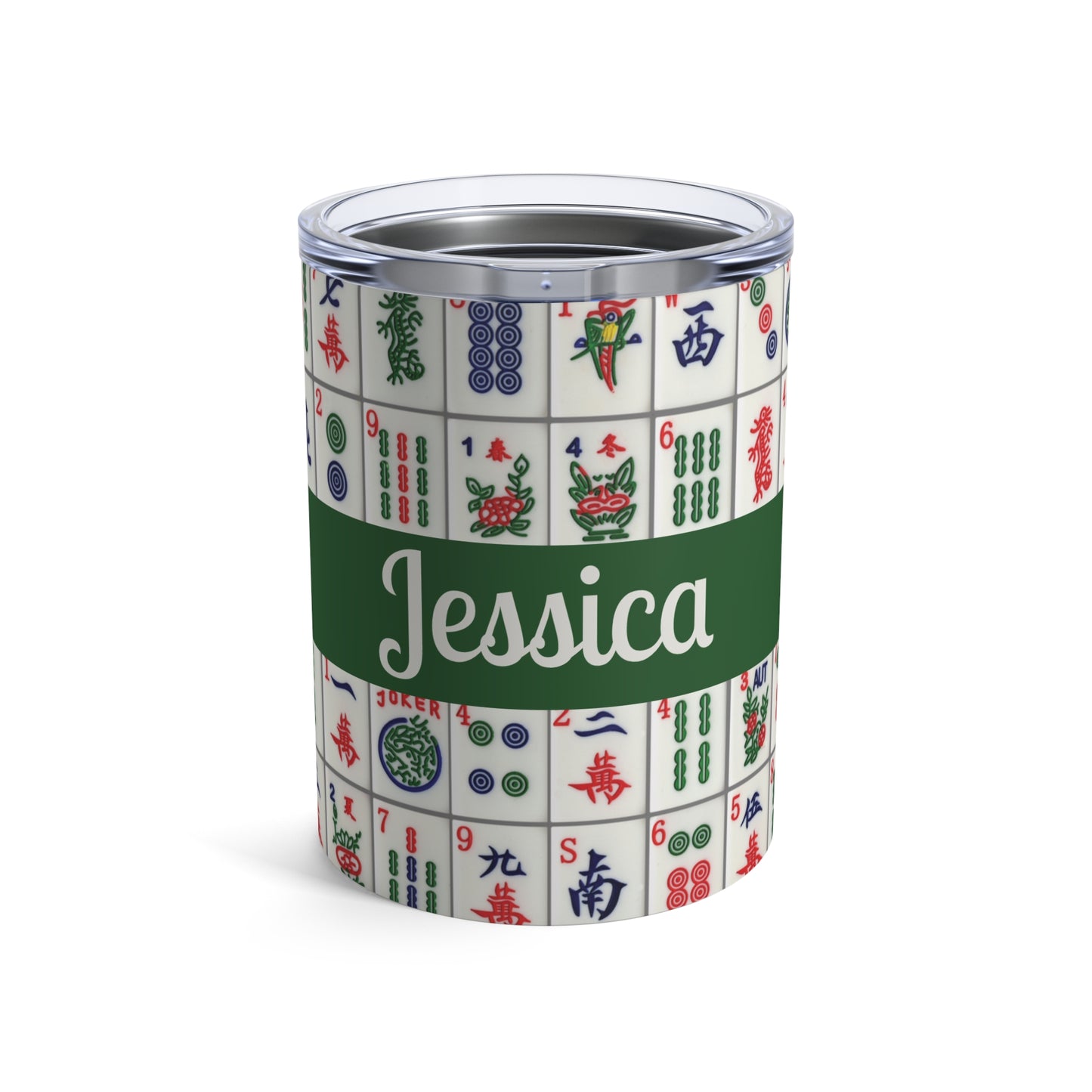 Custom Mah Jongg Tile Tumbler 10oz