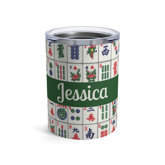 Custom Mah Jongg Tile Tumbler 10oz