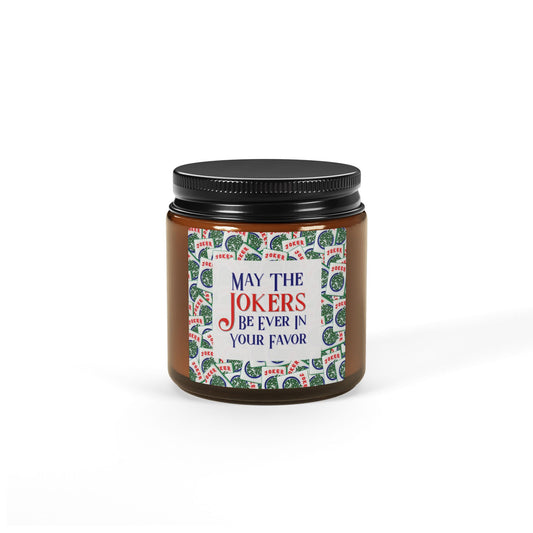 Soy Candle - Mah Jongg Joker Tiles Design