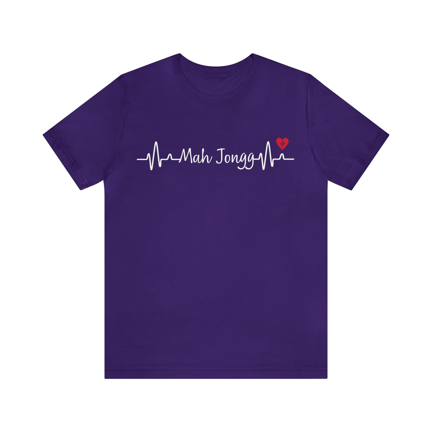 Unisex Jersey Short Sleeve Tee: Mah Jongg EKG