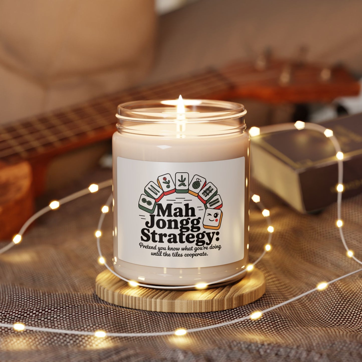 Mah Jongg Strategy Scented Soy Candle — 9oz
