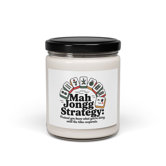 Mah Jongg Strategy Scented Soy Candle — 9oz