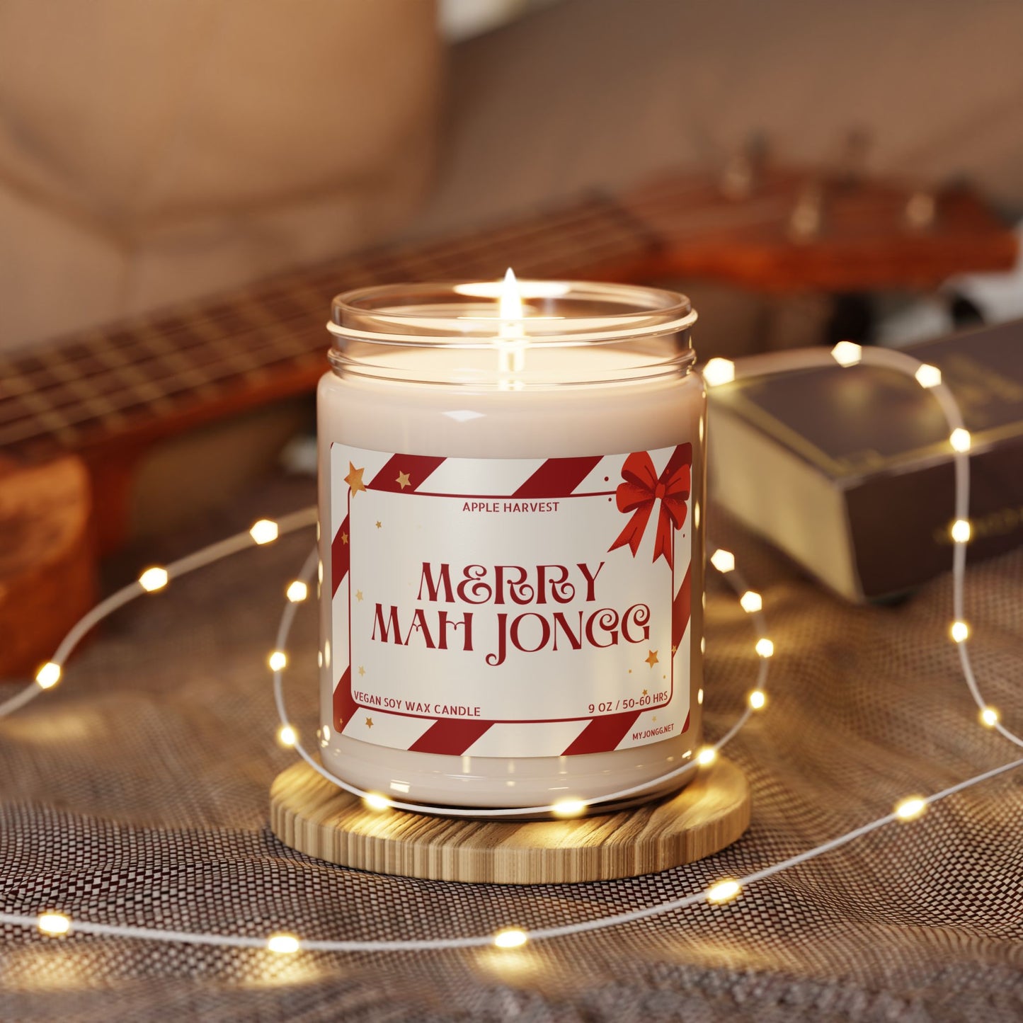 Merry Mah Jongg Christmas Soy Candle (9oz)