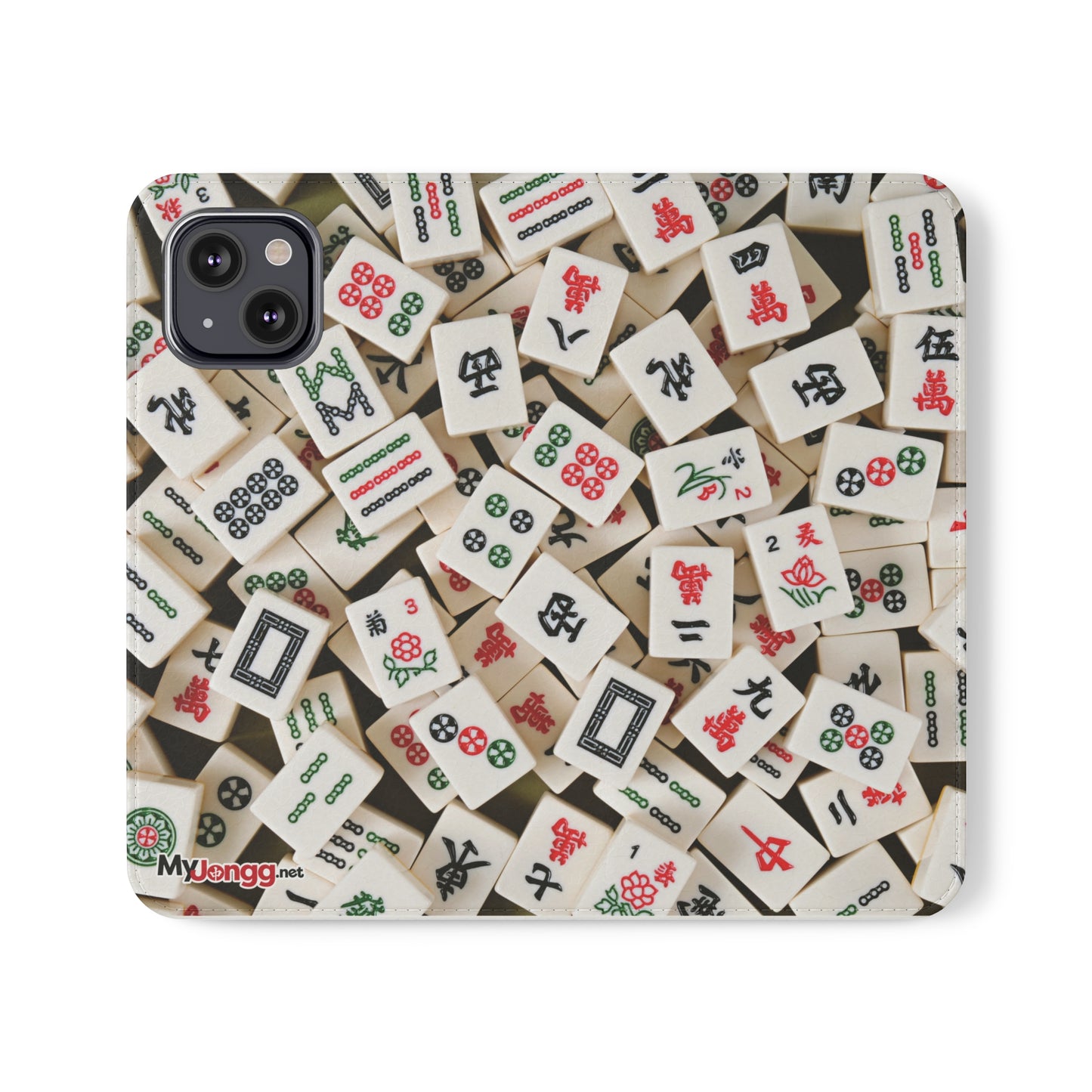 Mah Jongg-Themed Flip/Folio Case for iPhone or Samsung cell phones