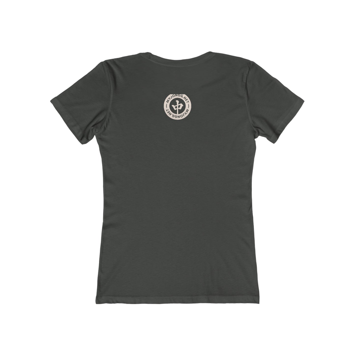 Women's Boyfriend Tee: Mah Jongg EKG