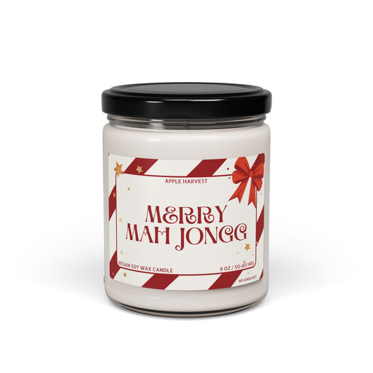 Merry Mah Jongg Christmas Soy Candle (9oz)