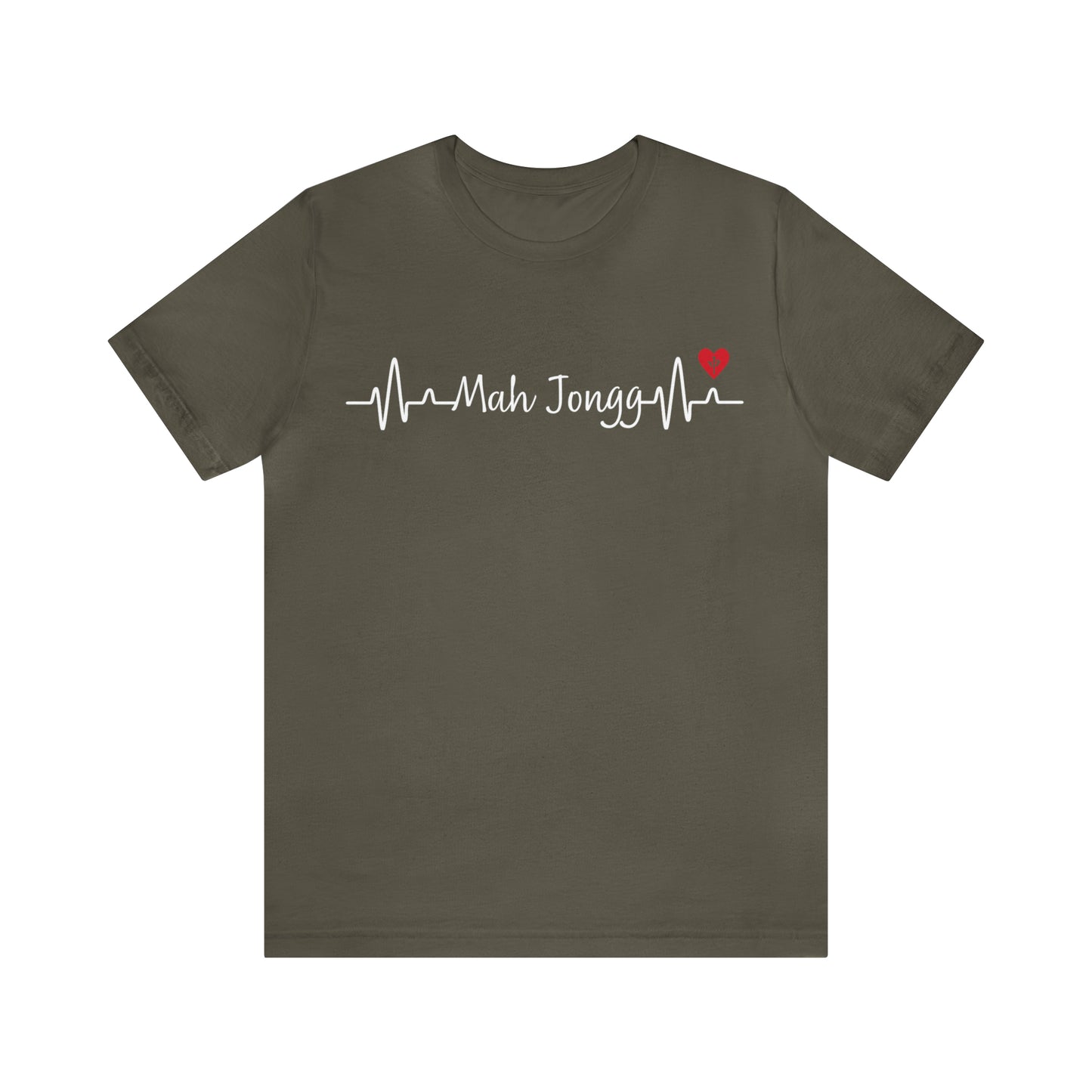 Unisex Jersey Short Sleeve Tee: Mah Jongg EKG