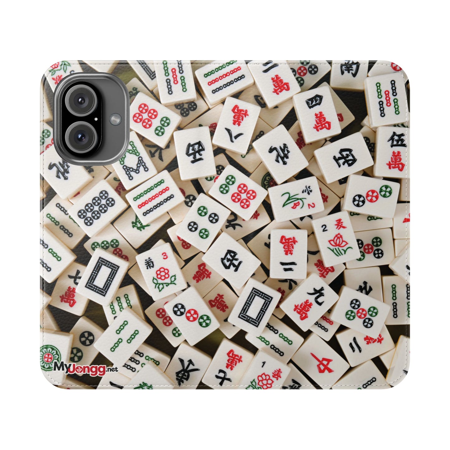 Mah Jongg-Themed Flip/Folio Case for iPhone or Samsung cell phones