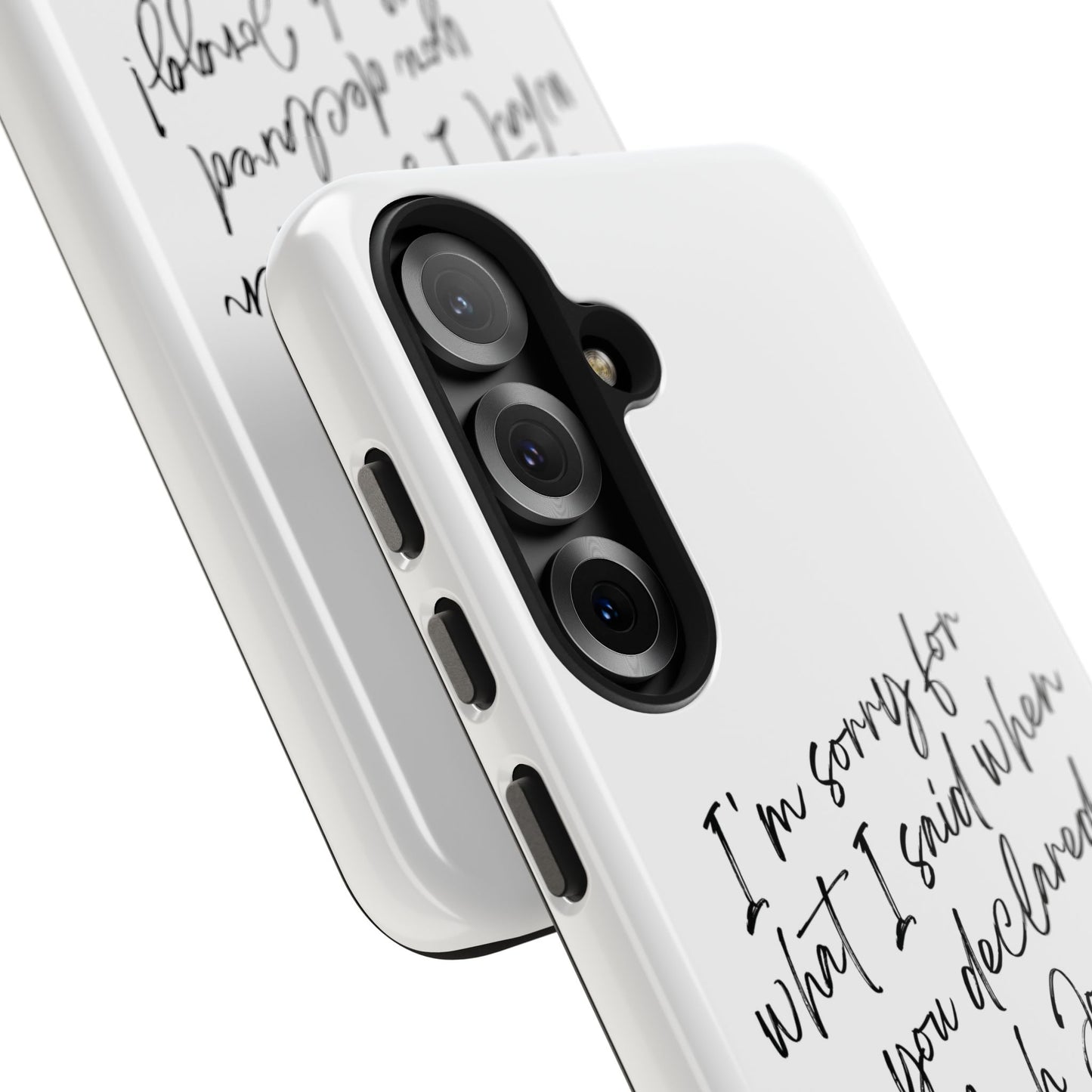 Tough Mah Jongg-Themed Phone Case - I'm Sorry for What I Said Design