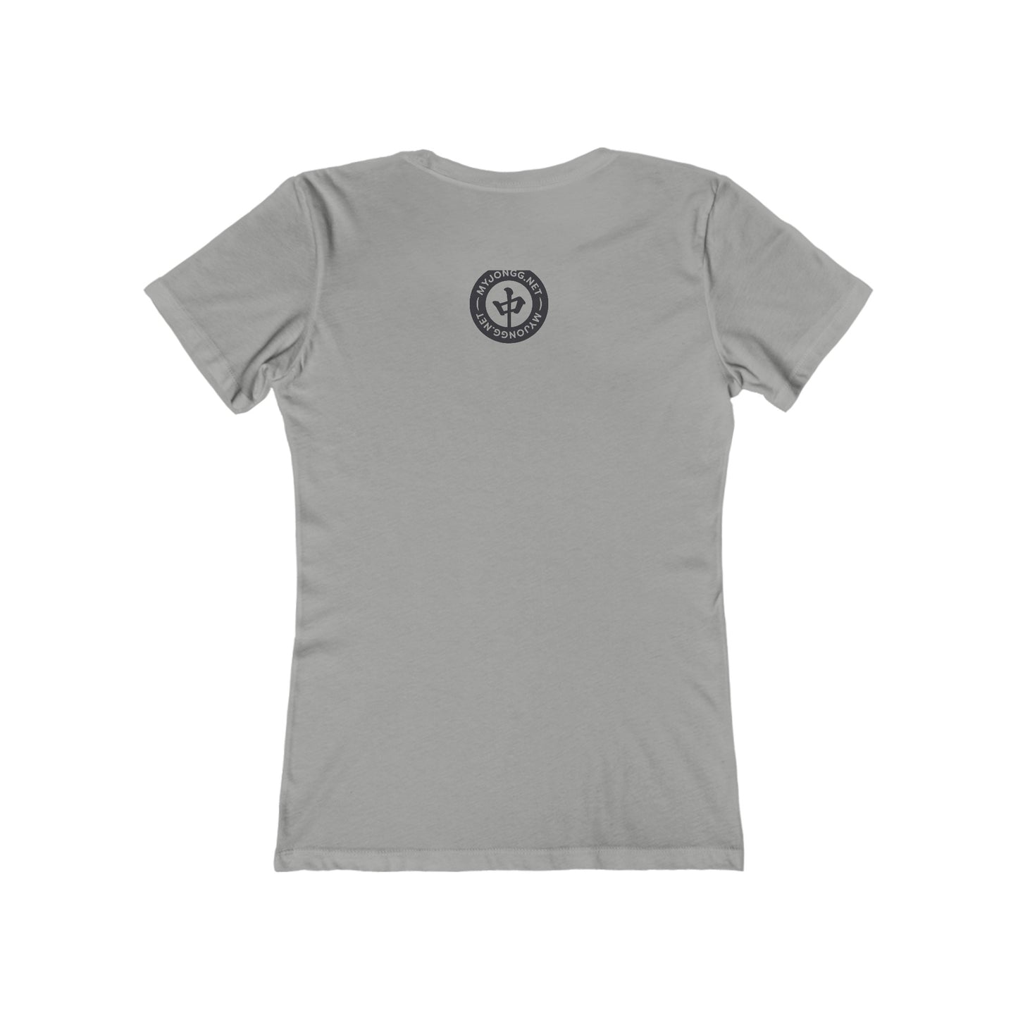 Women's Boyfriend Tee: Mah Jongg EKG