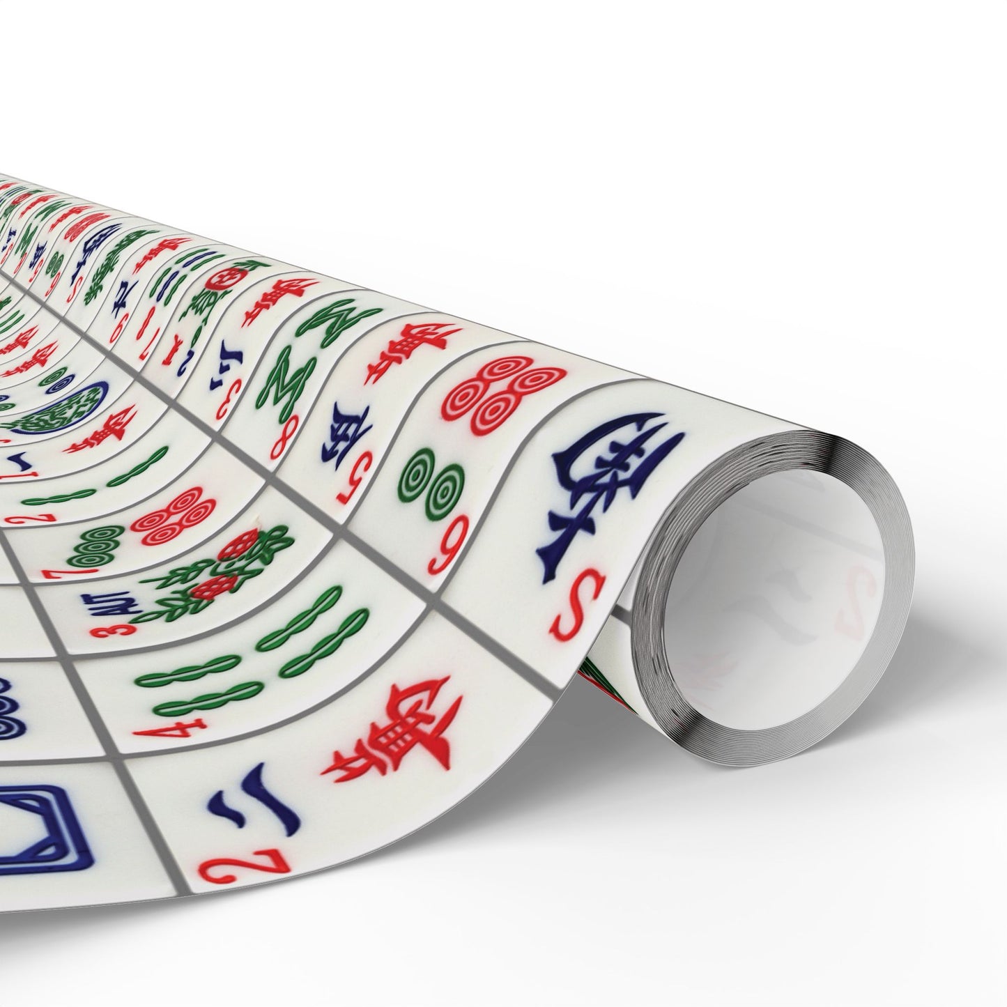 Mah Jongg Tile Wrapping Paper — Festive Game Tile Gift Wrap