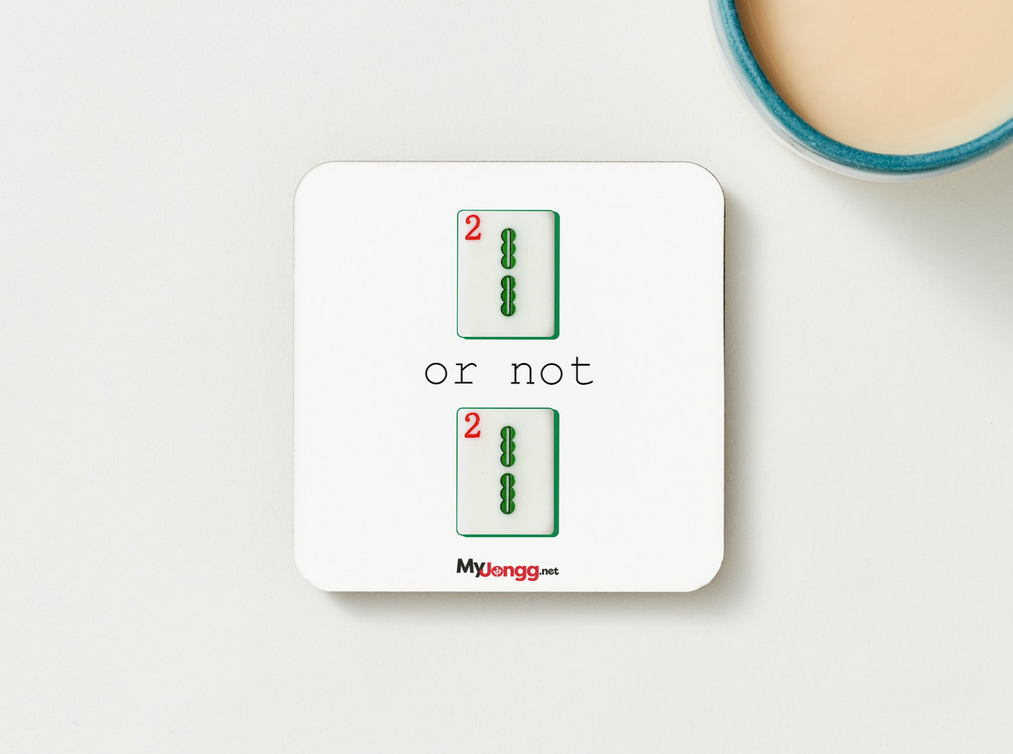 Square Hardboard Mah Jongg Coasters - Set #2