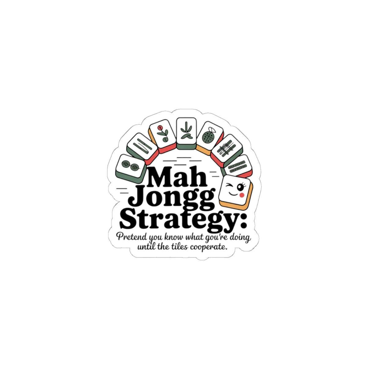 Mah-Jongg Strategy Sticker