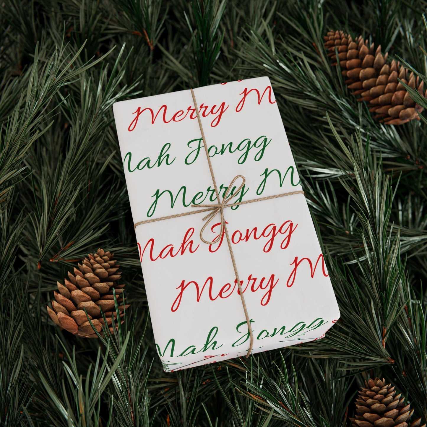 Merry Mah Jongg Wrapping Paper