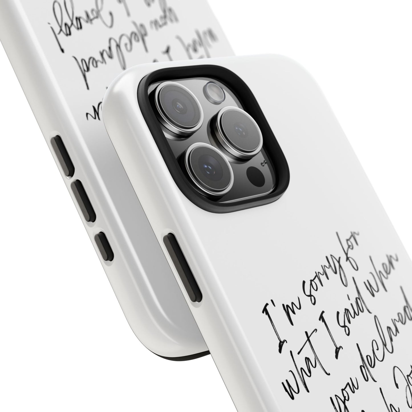 Tough Mah Jongg-Themed Phone Case - I'm Sorry for What I Said Design