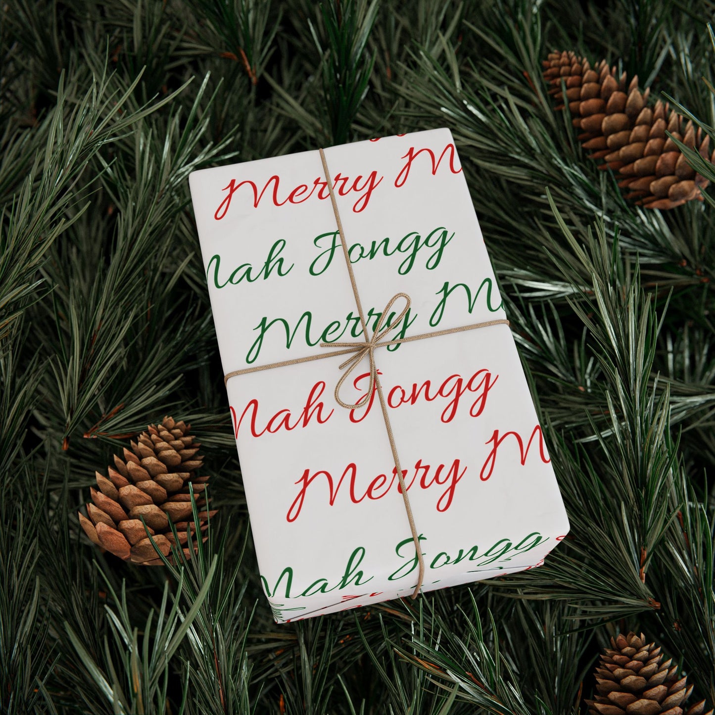 Merry Mah Jongg Wrapping Paper