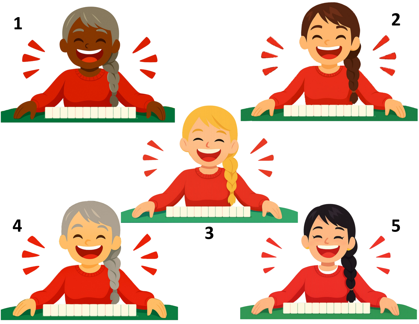 Personalized Mahj Squad Mug — 2, 3, or 4-Person 'Mahj Squad' Accent Coffee Mug (15 oz)