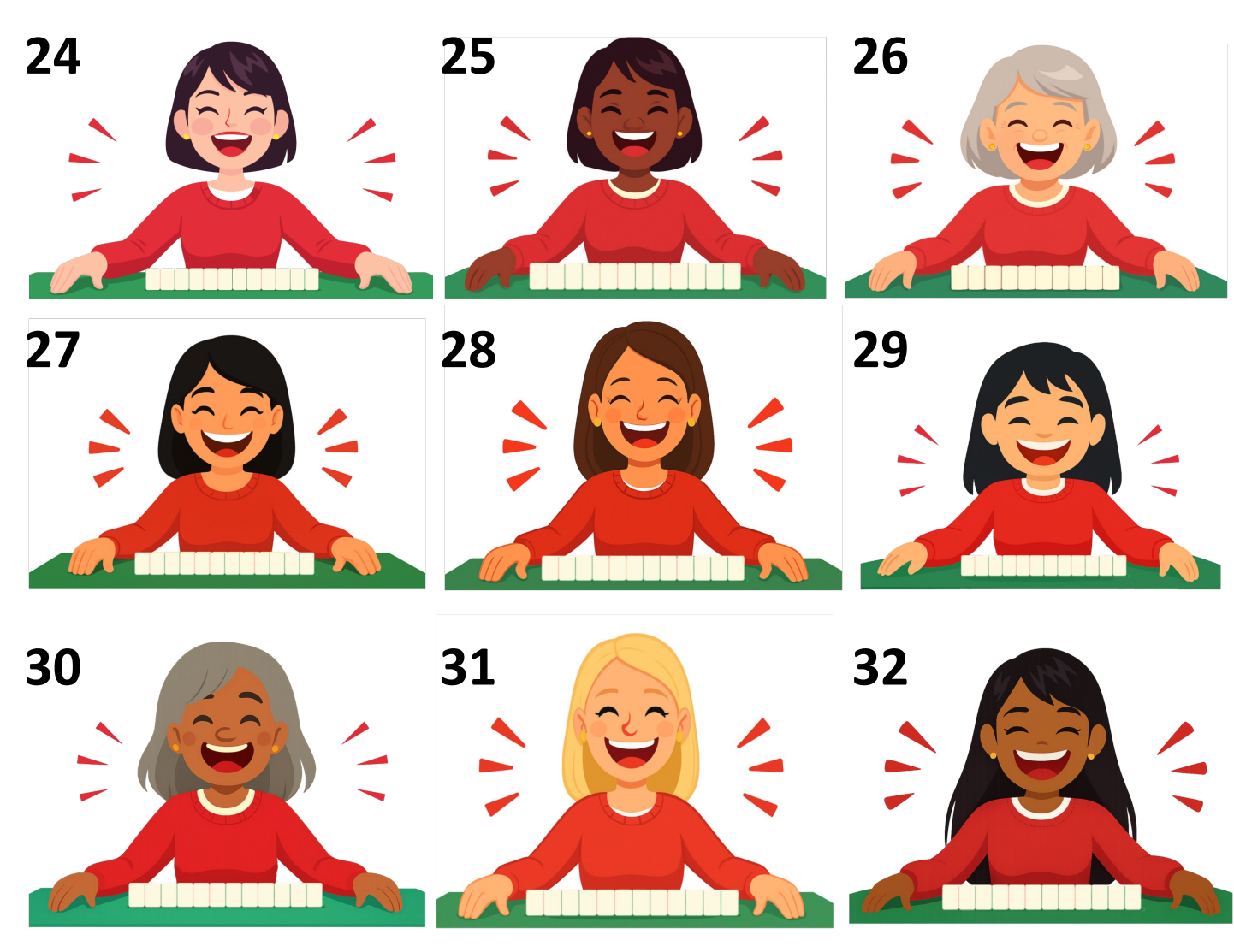 Personalized Mahj Squad Mug — 2, 3, or 4-Person 'Mahj Squad' Accent Coffee Mug (15 oz)