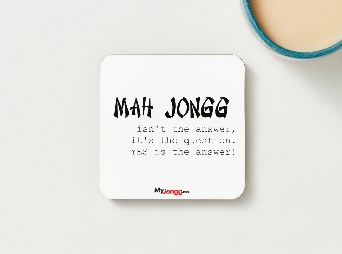 Square Hardboard Mah Jongg Coasters - Set #1